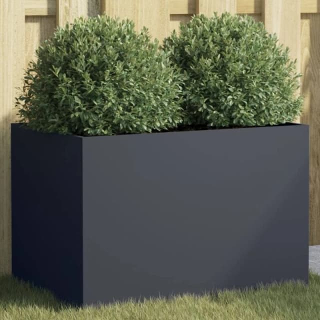 VIDAXL Planter Anthracite 62x40x39cm Steel Vidaxl 8721012364554