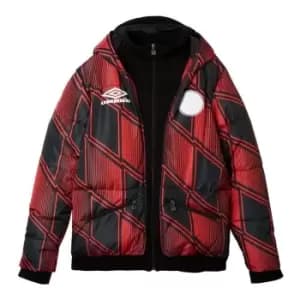 Umbro Fleece Lined Padded Jacket Mens - Black