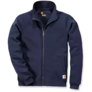 Carhartt Mens Midweight Full Zip Mock Neck Zip Raglan Sweatshirt Top XXL - Chest 50-52' (127-132cm)