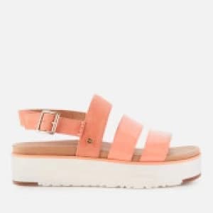 UGG Womens Braelynn Flatform Sandals - Beverley Pink - UK 3