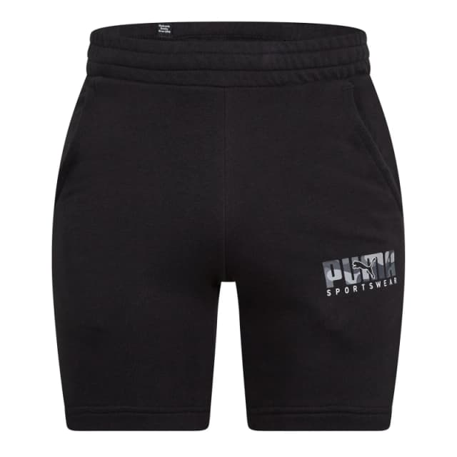 Puma Key Camo Grapghic Sweat Short 8 Jogger Mens - Black XS