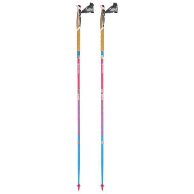 Trail stick TSL Trail Carbon 4 Cork Cross (x2) Orange Unisex 125 cm