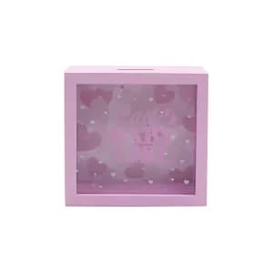 Pink Baby Money Box Frame
