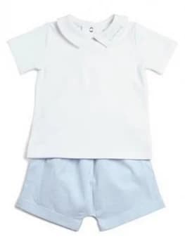 Mamas & Papas Woven Short & Tee Set Baby Boys