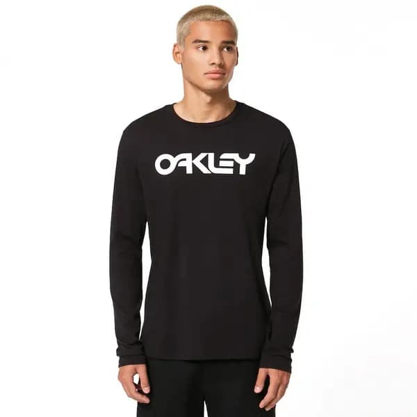 Oakley MARK II L/S TEE 2.0 T-SHIRT Black/White - XL