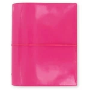 Filofax Domino Patent A5 Organiser Hot Pink