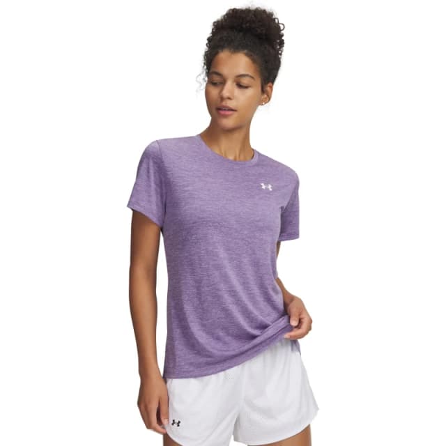 Womens T-Shirt Under Armour Tech Violet Female L