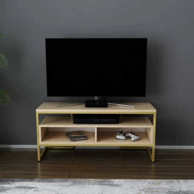Decorotika Merrion TV Stand TV Unit for TV's up to 50" Light Oak