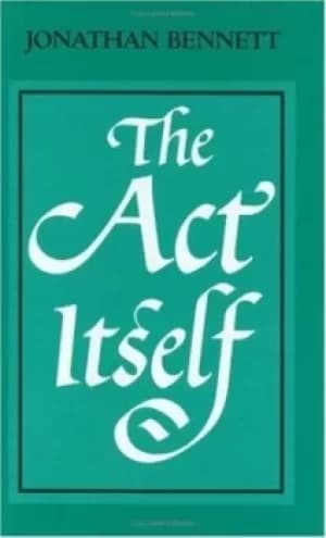 The act itself by Jonathan Bennett