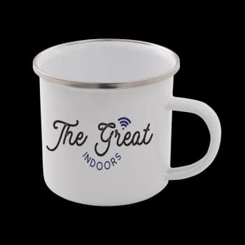 The Great Indoors Enamel Mug - White