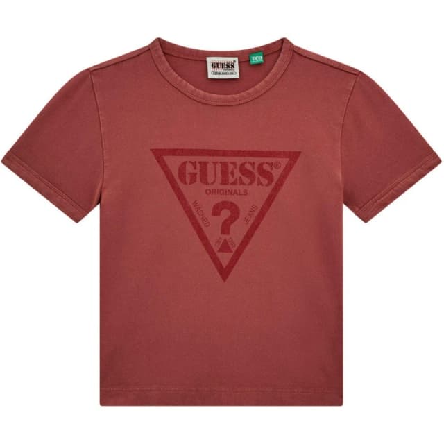 Guess Womens GJ Wings Slim Fit T-Shirt Slate Rose female 8 (XS)