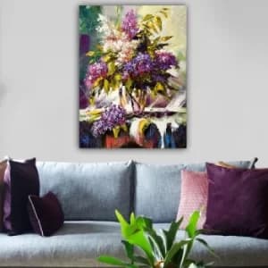 50714785_70100 Multicolor Decorative Canvas Painting