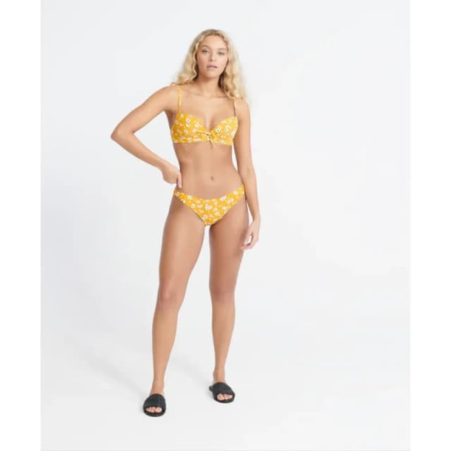 Superdry Womens Padded Bikini Top Superdry Eden Jaune Female 34