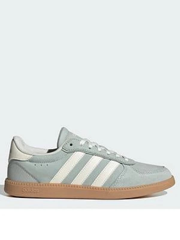 adidas Breaknet Sleek Suede Trainers Womens - Pink Pink 8