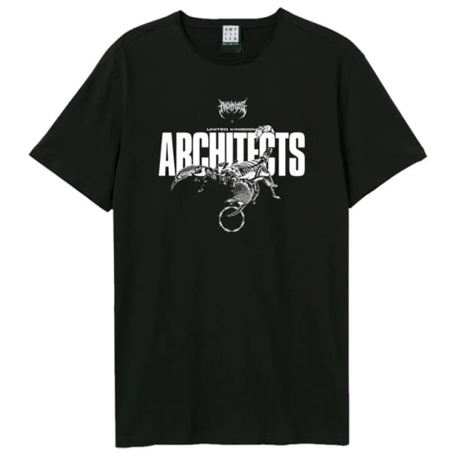 Amplified Amplified Men Scorpion Architects T-Shirt in Black Size: X-Small Black XS Male 5063852073177