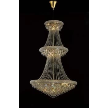 Pendant light Alexetra 3 Tier 29 Bulbs gold / crystal