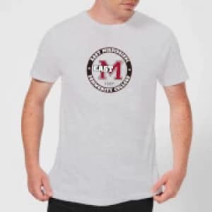 East Mississippi Community College Seal Mens T-Shirt - Grey - 3XL
