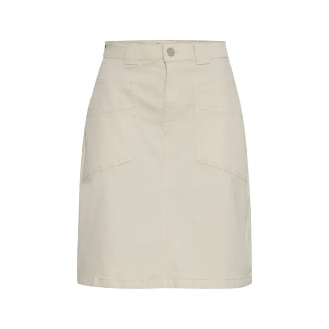 fransa Womens skirt fransa Twill Blanc Female 36