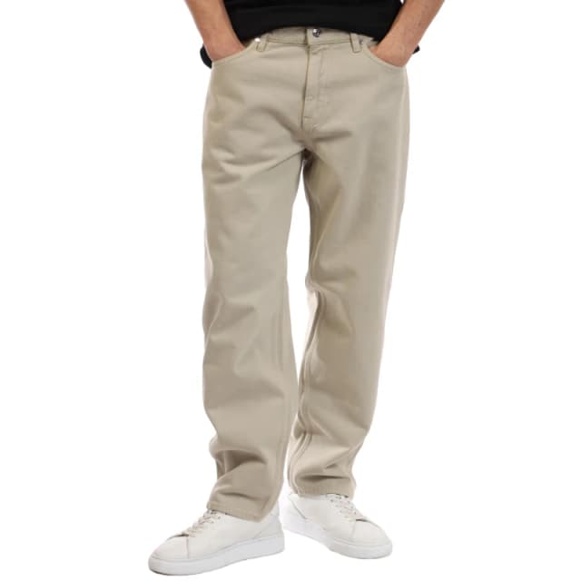 Boss Mens Atacama Double Breasted Slim Fit Jeans Light Beige male 34W R