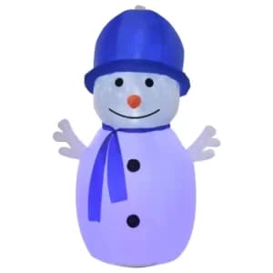 HOMCOM 1.8m Outdoor Inflatable Christmas Snowman Decoration