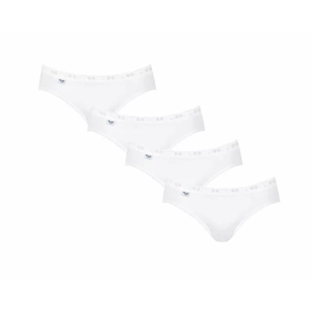 Sloggi Pack of 4 Basic Mini Knickers White Women 10;20;18;16;14;12