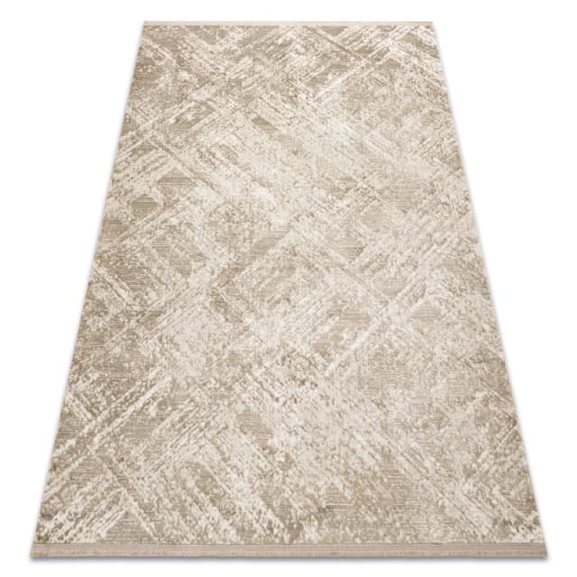 RugsX Modern Carpet Duke 51541 Beige - Geometric, Structured, Very Soft, Fri 80X150 Cm