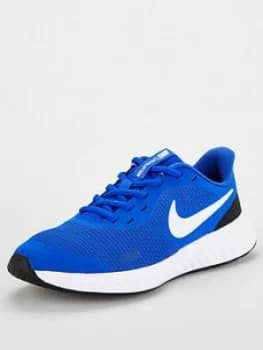 Nike Revolution 5 Junior Trainers - Blue/White