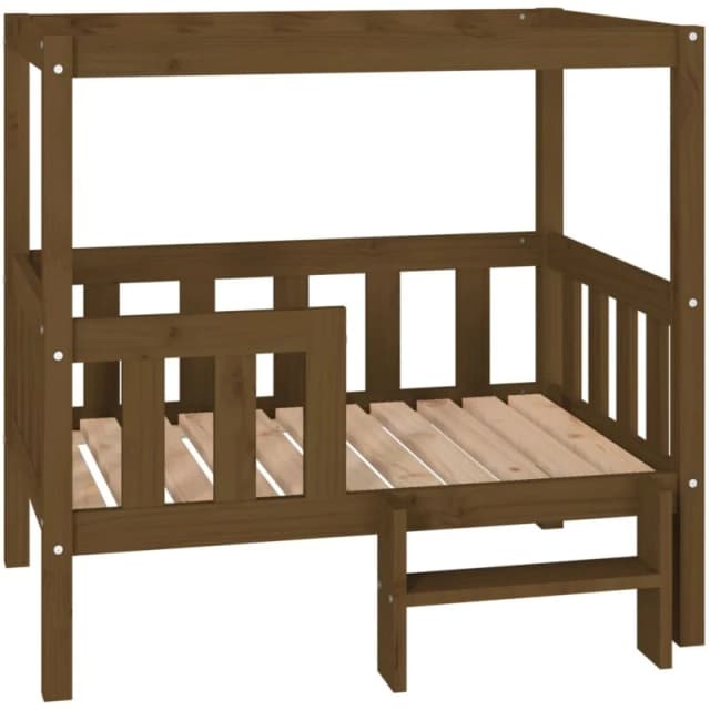 VIDAXL Dog Bed Honey Brown 95.5x73.5x90cm Solid Wood Pine Vidaxl 822385