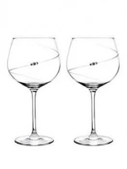Portmeirion Auris Gin Glasses With Swarovski Crystals - Set Of 2