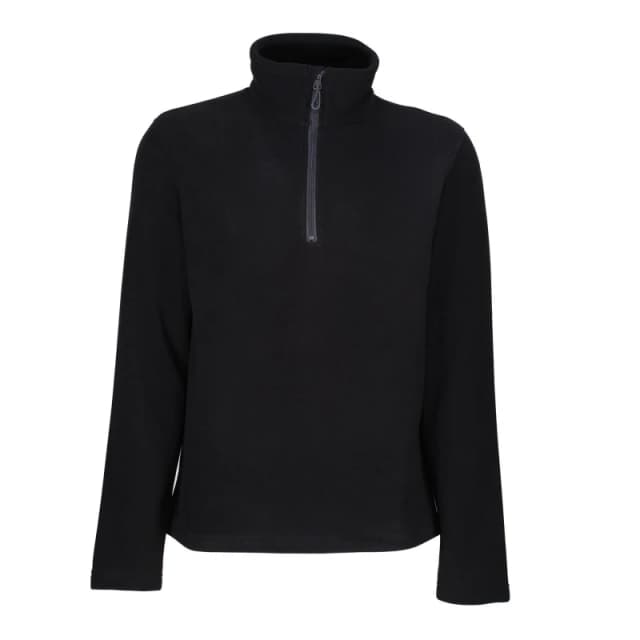 Regatta Professional Mens Half Zip Fleece in Black Size: XS Black Male XS