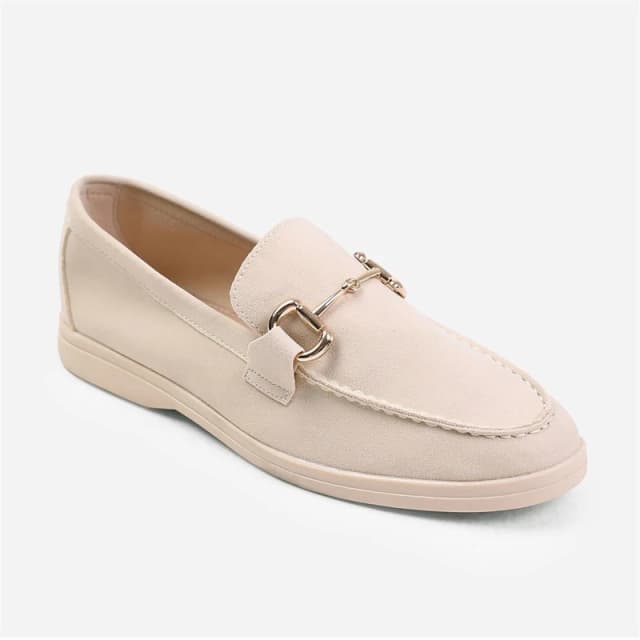 Where's That From 'Aster' Slip On Loafer With Metal Detailing Beige