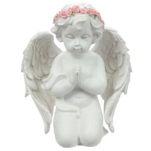 Rose Cherubs Angel Ornament