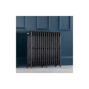 Traditional Colosseum Horizontal Quad Bar Column Radiators 750 x 906 Anthracite - Grey