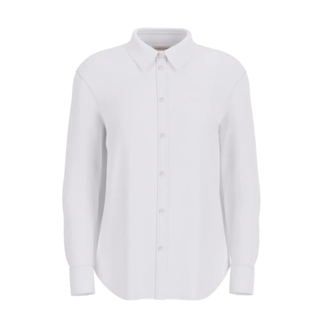 Guess Long sleeve shirt with embroidered logo For Her Guess Blanc Female L