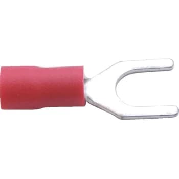 3.70MM Fork Terminal (Pk-100) Red - Kennedy
