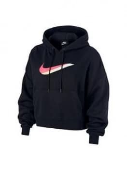 Nike Nsw Icon Clash Pullover Hoodie (Curve) - Black