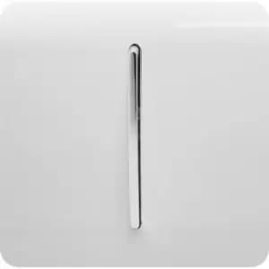 Trendiswitch Auto retractive Switch 1 Gang in White Plastic