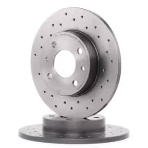 PAIR BREMBO BRAKE XTRA DRILLED DISCS 08.5085.1X