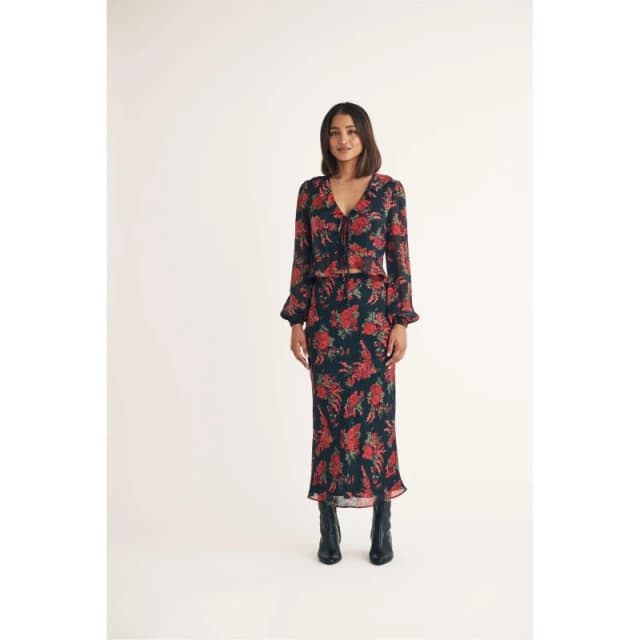 Nobodys Child Womens Lotus Mini Skirt Brown female 4 (3XS)