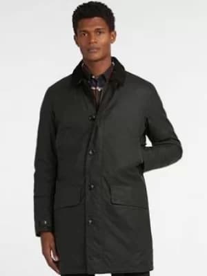 Barbour Wax Mac, Dark Sage, Size 2XL, Men