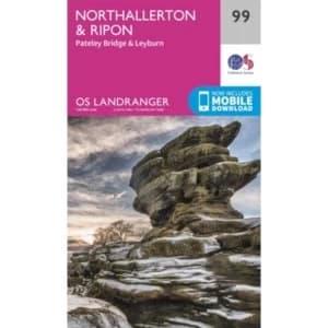Northallerton & Ripon, Pateley Bridge & Leyburn by Ordnance Survey (Sheet map, folded, 2016)