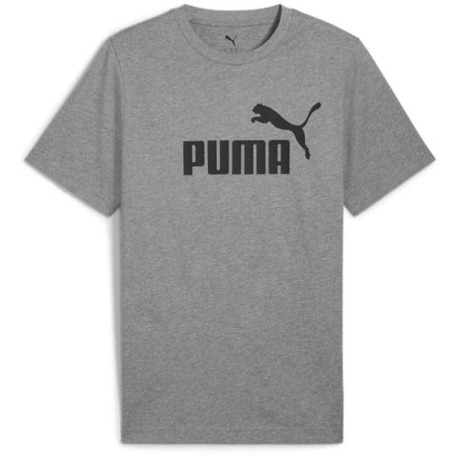 Puma Mens Regular Fit T-Shirt Grey Heather male S