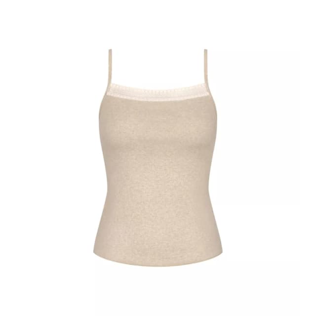 Sloggi Go Ribbed Cami Beige Marl Women XS