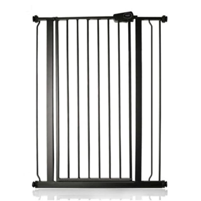 Bettacare Child And Pet Gate, 81.4Cm - 89Cm, Matt Black, Extra Tall Gate 104Cm In Height, Pressure Fit Stair Gate