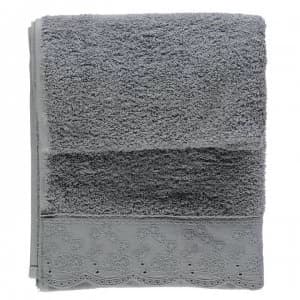 La Residence Broderie Towel - Grey