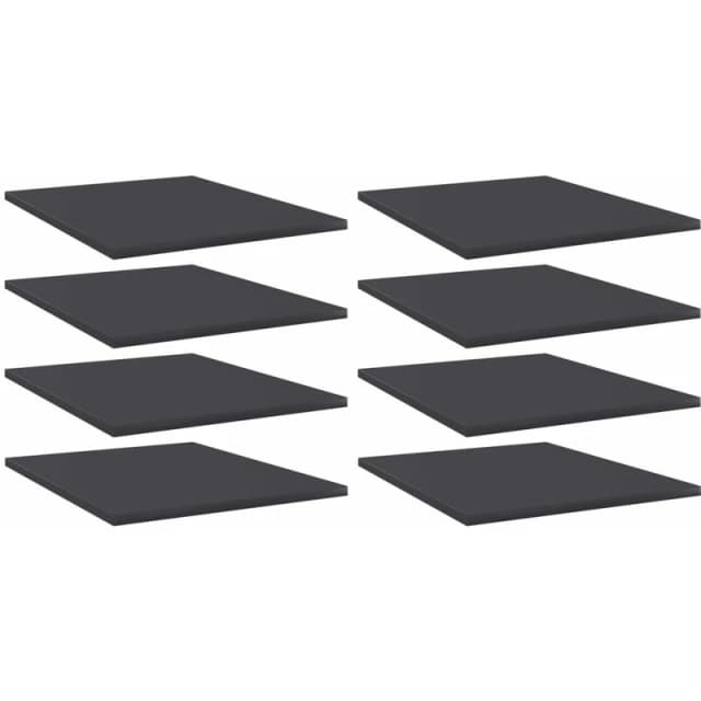 VIDAXL Vidaxl - Bookshelf Boards 8 pcs Grey 40x50x1.5cm Engineered Wood 8720286244449