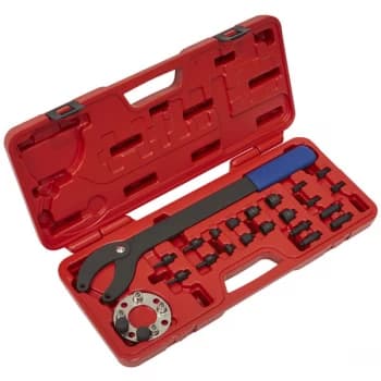 Sealey VS754 Pulley Holding/Turning Set 24pc - VAG