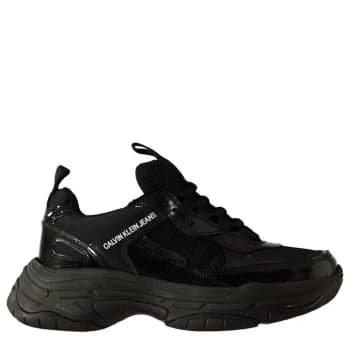 Calvin Klein Jeans Maya Mono Trainers - Black Patent