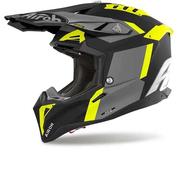 Airoh Aviator 3 Glory Yellow Matt Offroad Helmet Size S