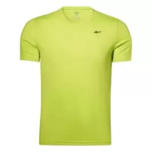 Reebok Short Sleeve Tech T-Shirt Mens - Yellow